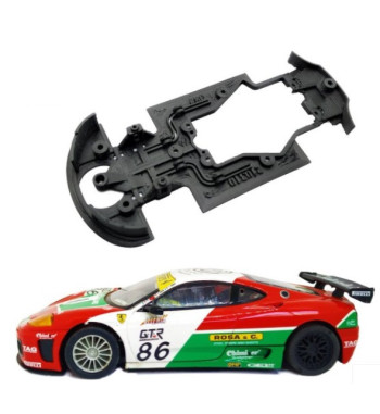 Chasis Ferrari 360 GTC AW86 slot-maxi - Scalextric para rally y tuning