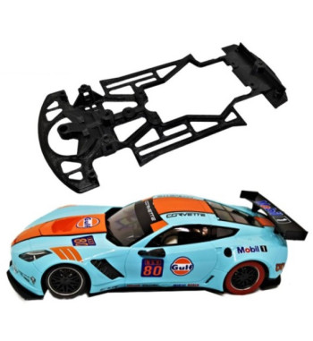 Chasis Skeleton Corvette C7R AWS307 slot-maxi - NSR para velocidad y competición