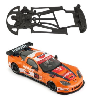 Chasis Skeleton Corvette C6R RT4365 slot-maxi - NSR para competición y rally