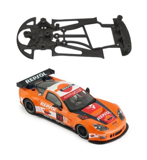Chasis Skeleton Corvette C6R RT4365 slot-maxi - NSR para competición y rally