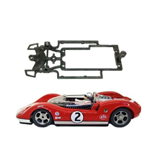 Chasis Skeleton McLaren Elva LRT3506 slot-maxi - Slot.it para competición y tuning