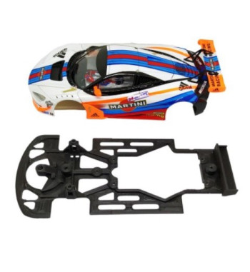 Chasis Skeleton McLaren 720B GT3 AWS345 slot-maxi - Sideways para máxima precisión