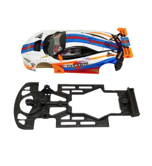 Chasis Skeleton McLaren 720B GT3 AWS345 slot-maxi - Sideways para máxima precisión