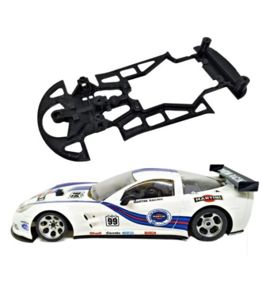 Chasis Skeleton Corvette C6R AWS262 slot-maxi - NSR para competición