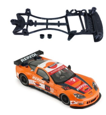 Chasis Corvette C6R MBAW515 slot-maxi - NSR monoblock para velocidad