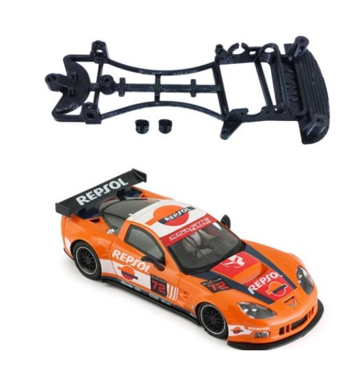 Chasis Corvette C6R MBAW515 slot-maxi - NSR monoblock para velocidad