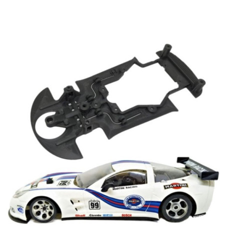 Chasis Corvette C6R AW64 slot-maxi - Slot.it cuna para tuning y velocidad