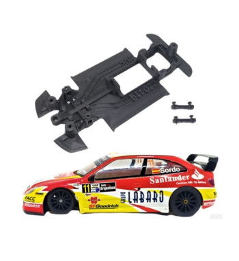 Chasis Citroën Xsara Pro MBAW211 slot-maxi - Scalextric angular para control y rendimiento