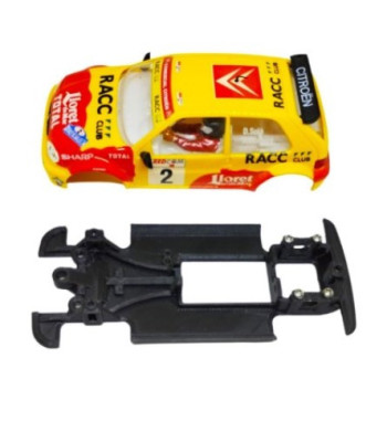 Chasis Citroën Saxo MBIL8 slot-maxi - Ninco para precisión en pista