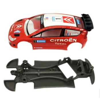 Chasis Citroën C4 WRC MBAW379 slot-maxi - Ninco angular para máximo control