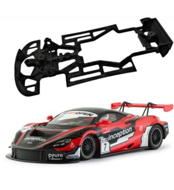 Chasis McLaren 720S GT3 AWS308 slot-maxi - Skeleton NSR para alta competición