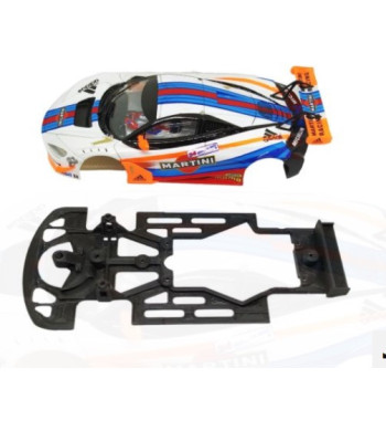 Chasis McLaren 720B GT3 AWS345 slot-maxi - Skeleton Sideways para drift y velocidad