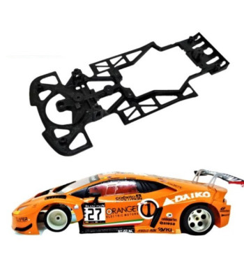 Chasis Lamborghini Huracan AWS266 slot-maxi - Skeleton Sideways para gran rendimiento