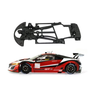 Chasis Honda NSX RT4375 slot-maxi - Skeleton Scaleauto para máxima precisión