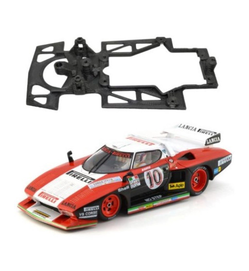 Chasis Lancia Stratos Turbo AWS386 slot-maxi - Skeleton Sideways para rally y velocidad