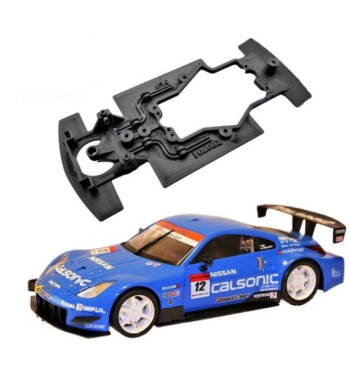 Chasis Nissan 350Z AW14 slot-maxi - Skeleton Ninco para drift y competición