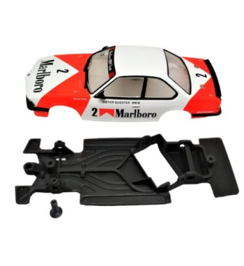 Chasis BMW 635 MBAW384 slot-maxi - Avant Slot Monoblock ángulo para rally y velocidad