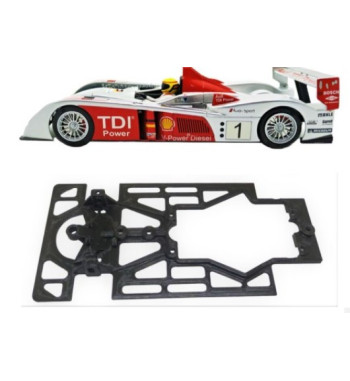 Chasis Audi R10/Porsche Spyder RT4383 slot-maxi - Skeleton Avant Slot para competición