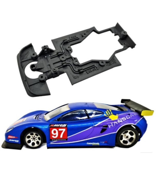 Chasis Ascari KZ1 AW101 slot-maxi - Ninco para velocidad y tuning