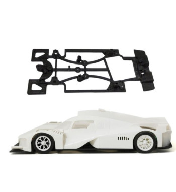 Chasis Peugeot 9X8 LRT4566 slot-maxi - Scaleauto cuna RT4 para tuning de competición