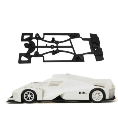Chasis Peugeot 9X8 LRT4566 slot-maxi - Scaleauto cuna RT4 para tuning de competición
