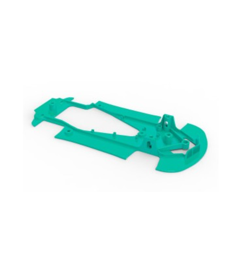 Chasis Corvette C8R 1627 slot-maxi - Extra duro verde para máxima durabilidad
