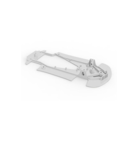 Chasis Corvette C8R 1626 slot-maxi - Duro blanco para rendimiento y control