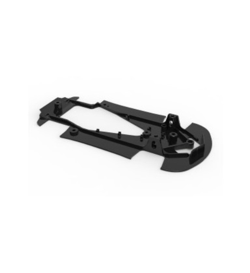 Chasis Corvette C8R 1625 slot-maxi - Medio negro para rendimiento equilibrado