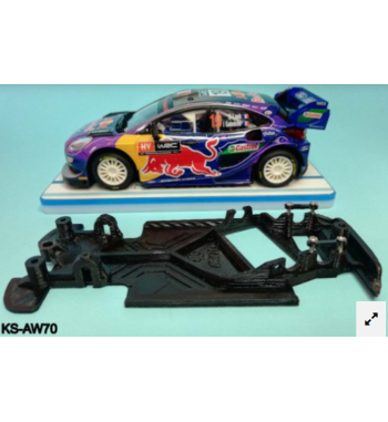 Chasis Ford Puma KS-AW70 slot-maxi - Kilslot angular Race Soft para rally y velocidad