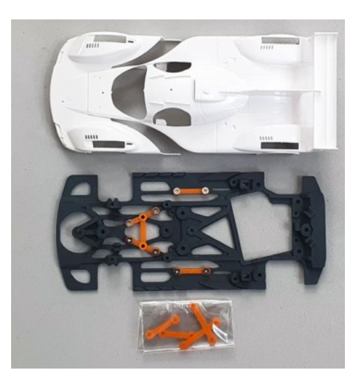 Chasis Porsche 963 K/1135RRT4 slot-maxi - RR-RT4 con ridificadores para tuning profesional