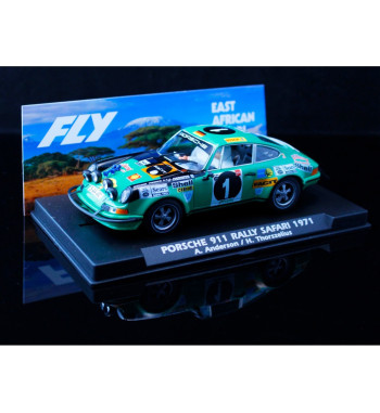 Fly Porsche 911 Rally Safari 1971 Efecto Sucio - Slot Maxi