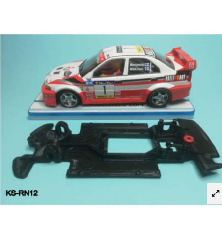 Chasis Kilslot KS-RN12 Race Soft Mitsubishi Evo V-VI | Slot Maxi