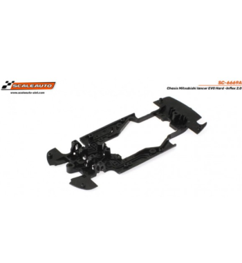 Chasis Scaleauto SC-6669A Duro Mitsubishi Lancer EVO | Slot Maxi