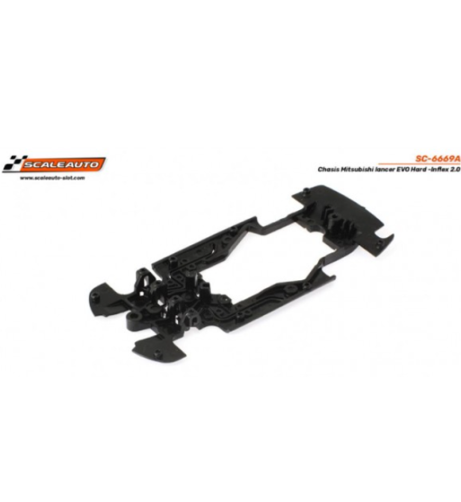 Chasis Scaleauto SC-6669A Duro Mitsubishi Lancer EVO | Slot Maxi