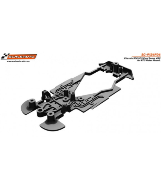 Chasis Scaleauto SC-9124F04 3DP SCX Ford Puma RT3 | Slot Maxi