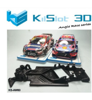 Chasis Kilslot KS-AW60 3D Angular RACE SOFT Hyundai I20 Scalextric | Slot Maxi