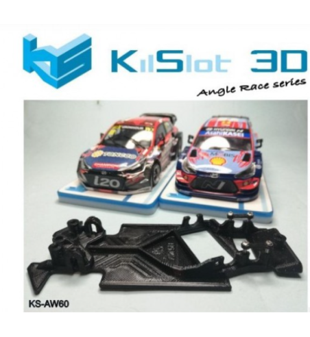 Chasis Kilslot KS-AW60 3D Angular RACE SOFT Hyundai I20 Scalextric | Slot Maxi