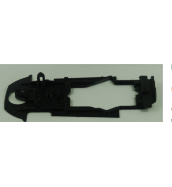 3DSRP 001073 Chasis 3d Spyker C8 GT2-R Scaleauto | Slot Maxi