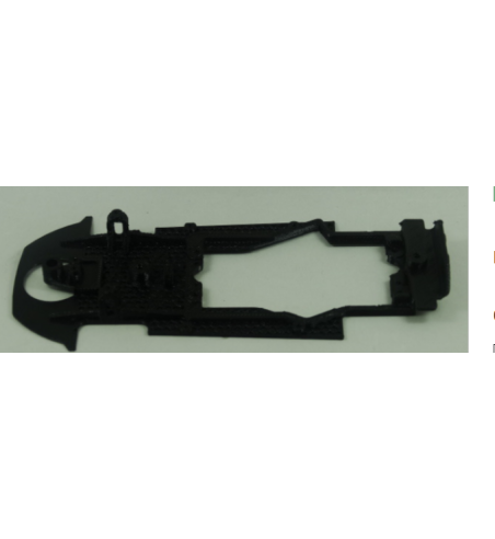 3DSRP 001073 Chasis 3d Spyker C8 GT2-R Scaleauto | Slot Maxi