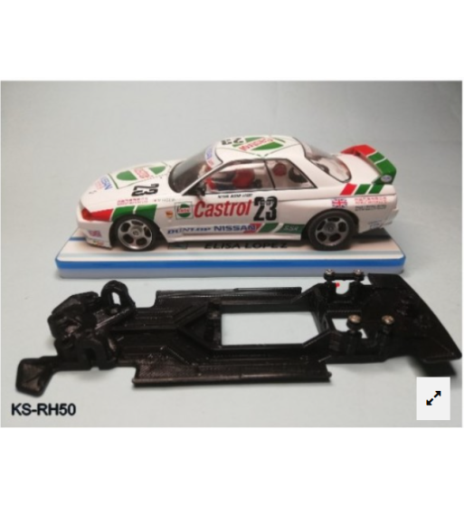 Kilslot KS-RH50 Chasis 3d lineal RACE SOFT Nissan Skyline Slot.it | Slot Maxi