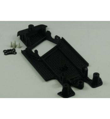3DSRP 001124WSC Chasis 3d Ford RS200 monoblock en ángulo Scaleauto | Slot Maxi