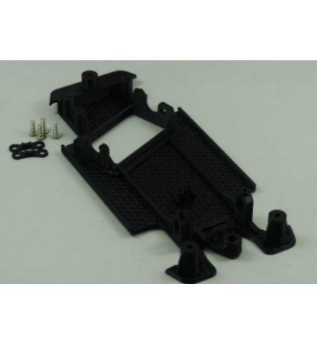 3DSRP 001124WSC Chasis 3d Ford RS200 monoblock en ángulo Scaleauto | Slot Maxi
