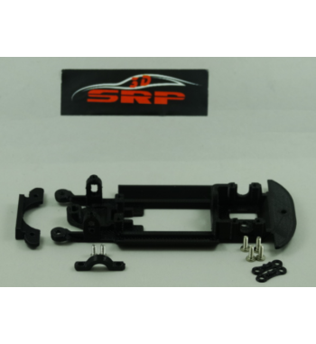 3DSRP 001122WSC Chasis 3d Fiat Abarth 1000 Scalextric Mecánica original | Slot Maxi
