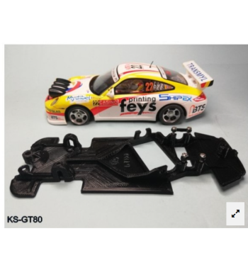 Chasis Rally Legend KS-GT80 Porsche 911 GT3 Rallye SCX | Slot Maxi