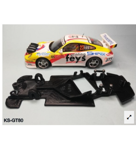 Chasis Rally Legend KS-GT80 Porsche 911 GT3 Rallye SCX | Slot Maxi