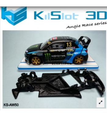 Chasis S1 WRX Angular Pro KS-AW50 Kislot | Slot Maxi