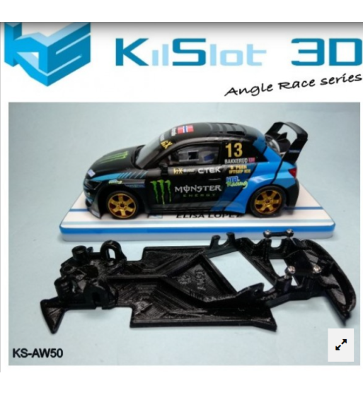 Chasis S1 WRX Angular Pro KS-AW50 Kislot | Slot Maxi