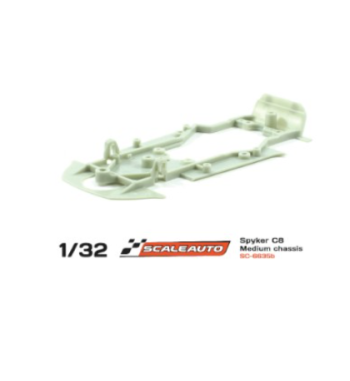 Chasis Spyker C8R Medio SC-6635B Scaleauto | Slot Maxi
