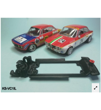 Chasis Alfa Line Pro KS-VC1IL Giulia GTV Fly 3D | Slot Maxi