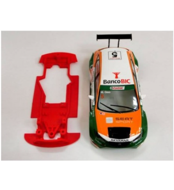 Chasis León TCR Mustang M-CH0026V Hybrid | Slot Maxi